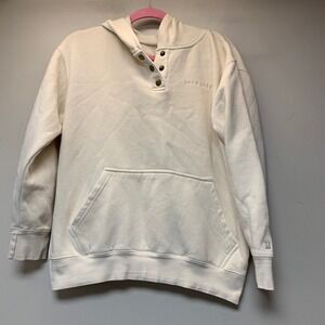Outfitter Trading Co. Henley Hoodie Kids XL 18/20 Cream Park City Excellent Snap